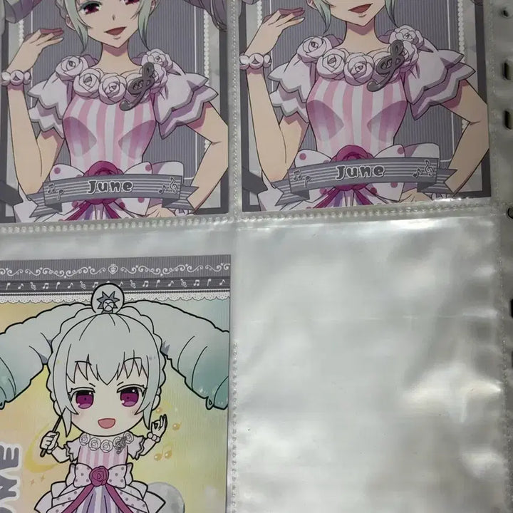 [BUNJANG] Kirby Prism Stone June Amo Cafe Suipara Collaboration Cafe Exclusive Postcard / 프리티리듬 프리즘스톤 쥬네 아모카페 스이파라 콜라보카페 특전 엽서 굿즈