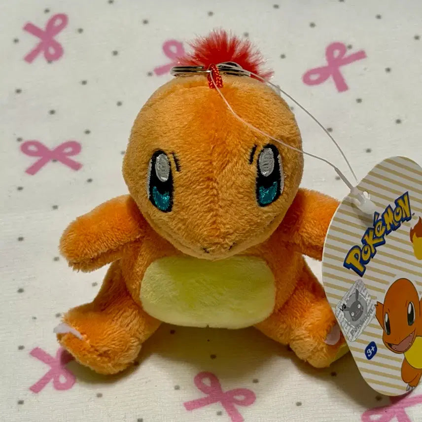 [BUNJANG] Pokemon Charmander Plush Keychain 8cm / 포켓몬스터 파이리 인형 키링 8cm 새상품