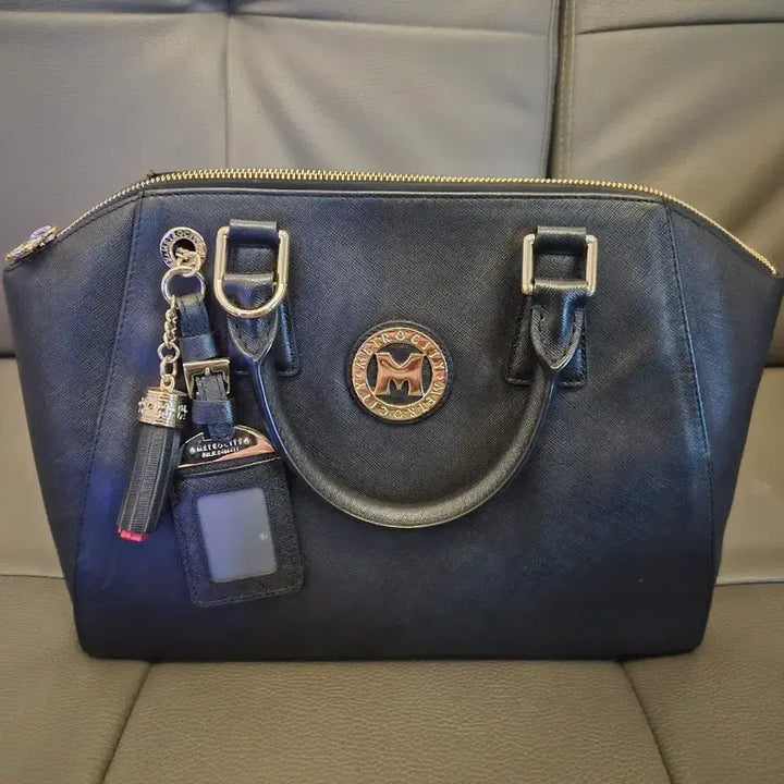 [BUNJANG] Metropolitan Black Tote Bag / 메트로시티 블랙 토트백 가방