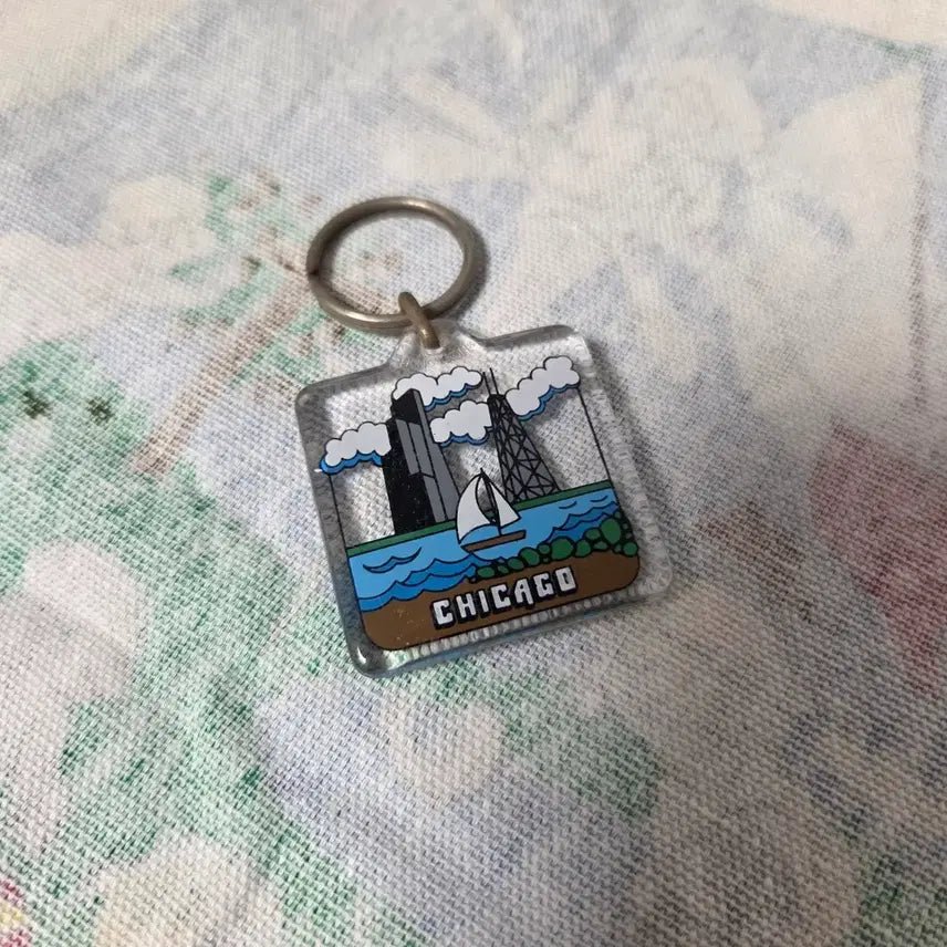 [BUNJANG] 90s Chicago Vintage Keychain / 90s Chicago 미국 빈티지 키링