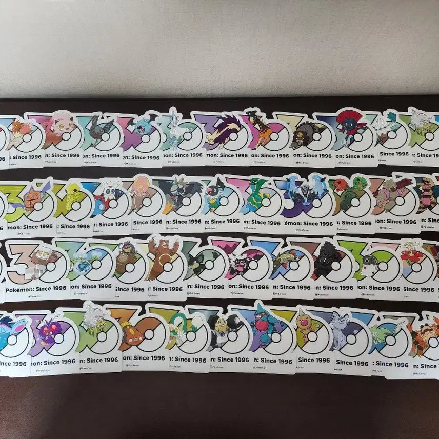[SOLD OUT] 포켓몬 30주년 스티커 일괄 판매