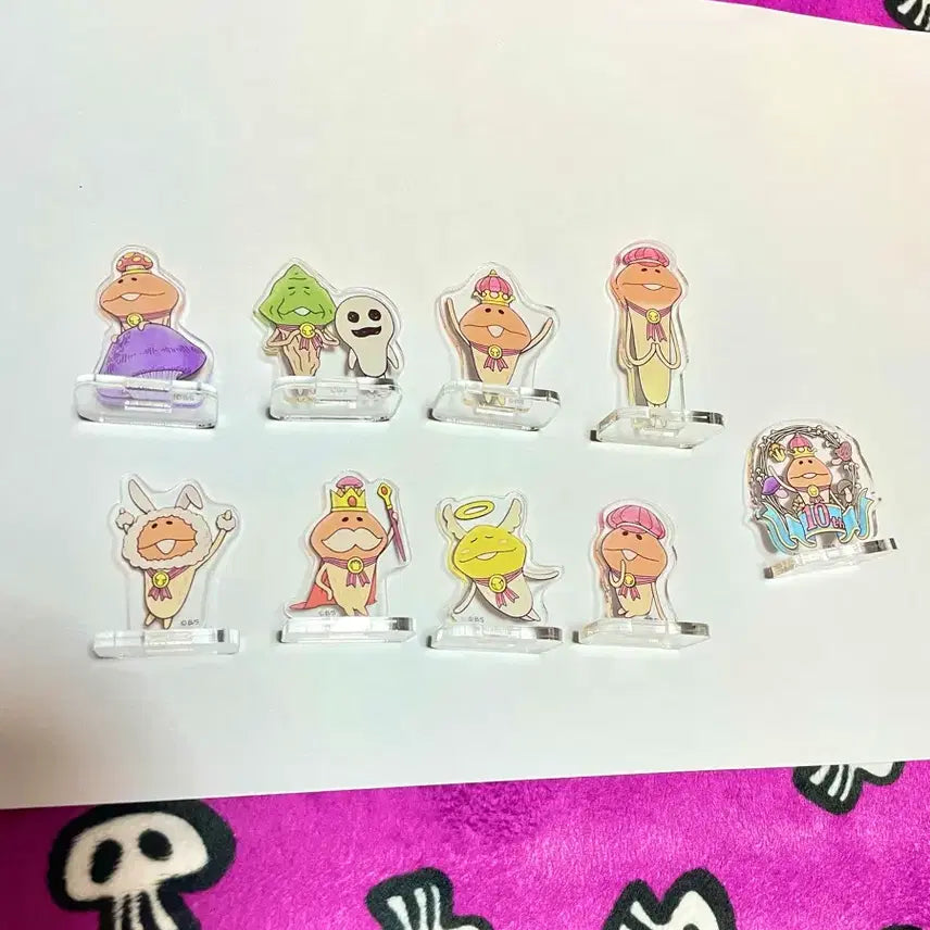 [BUNJANG] Namco 10th Anniversary 9-Type Desk Figure Bundle Set / 일괄]정품 10주년 나메코 9종 데스크 피규어