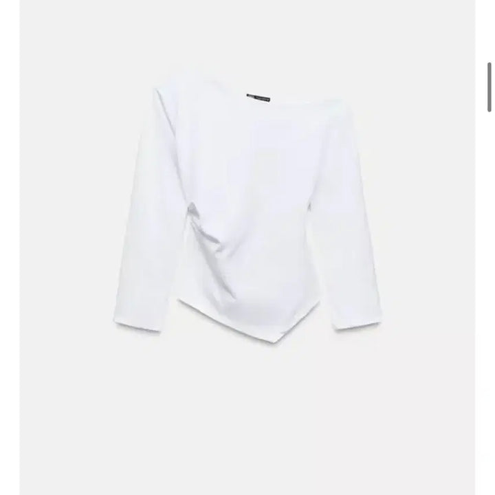 [BUNJANG] ZARA Shirring Detail Unbalanced Top / [택있는새제품] 단종상품 ZARA 셔링 디테일 언밸런스 탑 정가 39,9