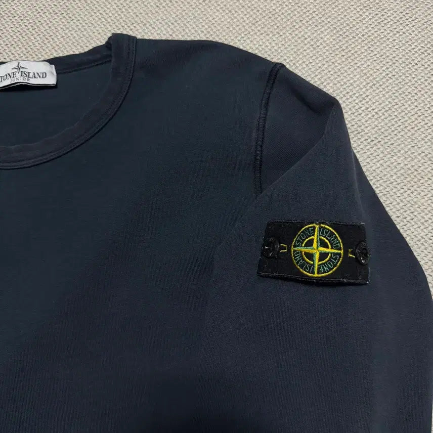 [BUNJANG] Stone Island Logo Patch Sweatshirt / 스톤아일랜드 와펜 맨투맨