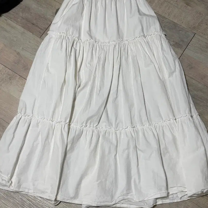 [BUNJANG] Banding Layered Long Skirt / 밴딩 캉캉 롱스커트 긴치마