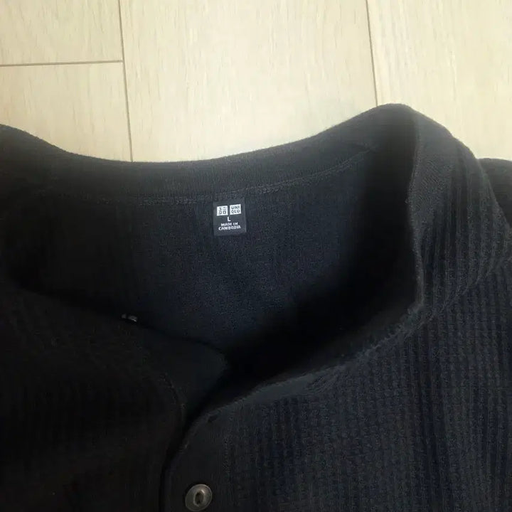 [BUNJANG] Uniqlo Waffle Henley Neck L / 유니클로 와플헨리넥 L