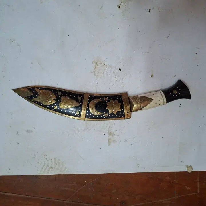 [BUNJANG] Nepal Kukri Knife with Engraved Patterns / 네팔 쿠쿠리