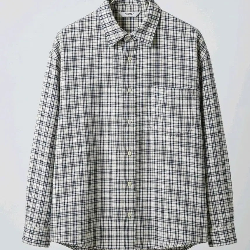 [BUNJANG] MilkCocoa Beige Check Shirt / 밀크코코아 베이지 체크 셔츠