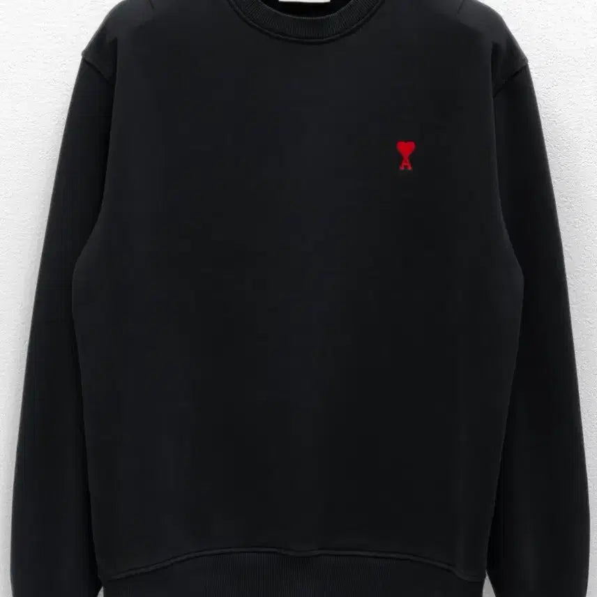 [BUNJANG] AMI Paris Small Heart Sweatshirt Black XL / 아미 스몰하트 맨투맨 블랙 XL