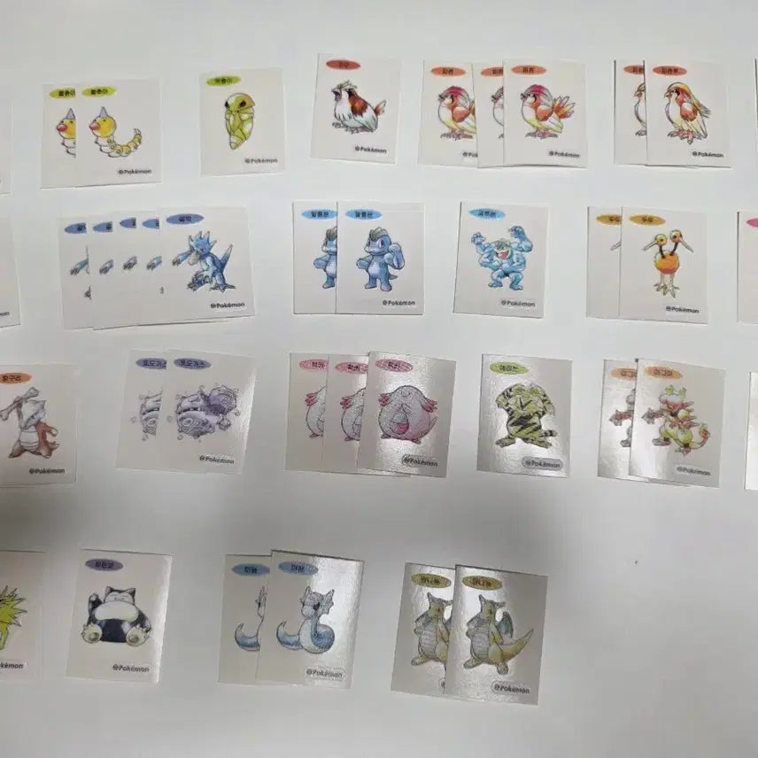 [BUNJANG] Pokemon Artwork Stickers Trading / 포켓몬 아트웍 띠부씰 팝니다.