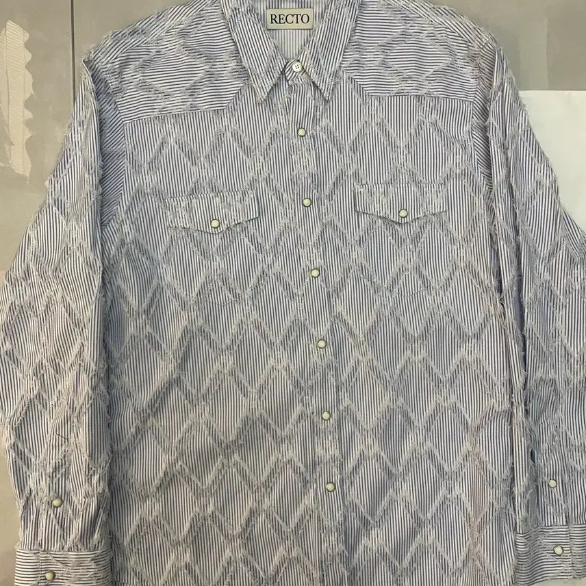 [BUNJANG] RECTO Bohemian Tassel Western Shirt / 렉토 보헤미안 테슬 웨스턴 셔츠