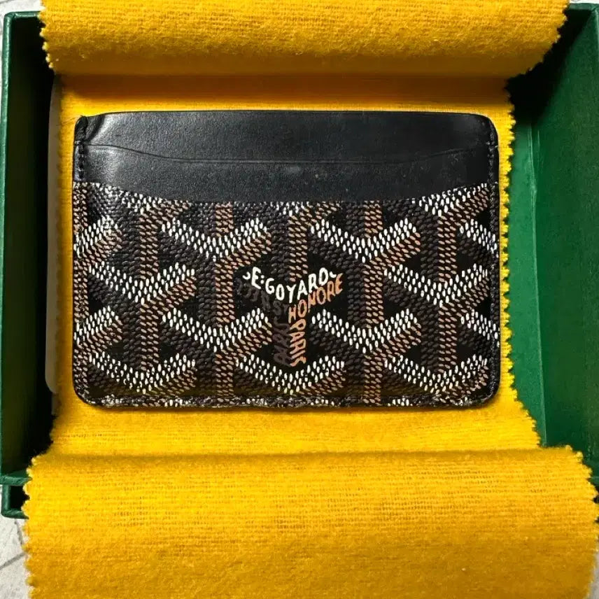 [SOLD OUT] 고야드 생쉴피스 카드지갑 블랙