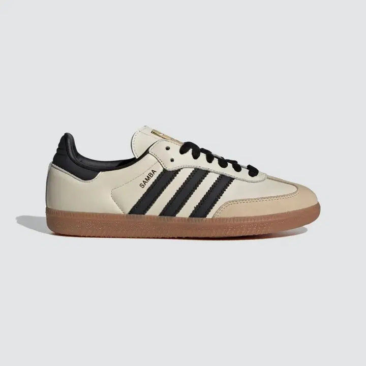 [BUNJANG] Adidas Samba OG Beige Black Sneakers / 아디다스 삼바 OG 베이지 블랙 새상품