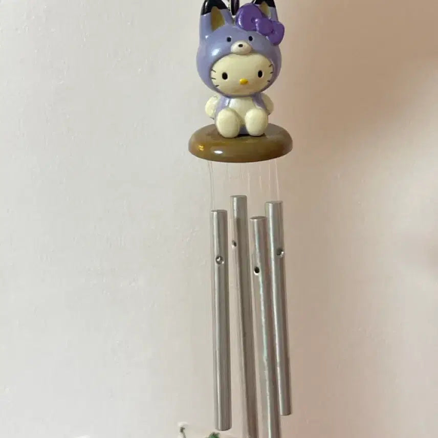 [BUNJANG] Vintage Hokkaido Fox Kitty Wind Chime / 고전 홋카이도 여우 키티 소리나는 풍경 후우링