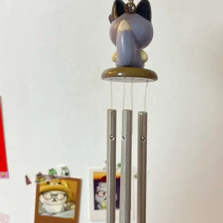 [BUNJANG] Vintage Hokkaido Fox Kitty Wind Chime / 고전 홋카이도 여우 키티 소리나는 풍경 후우링