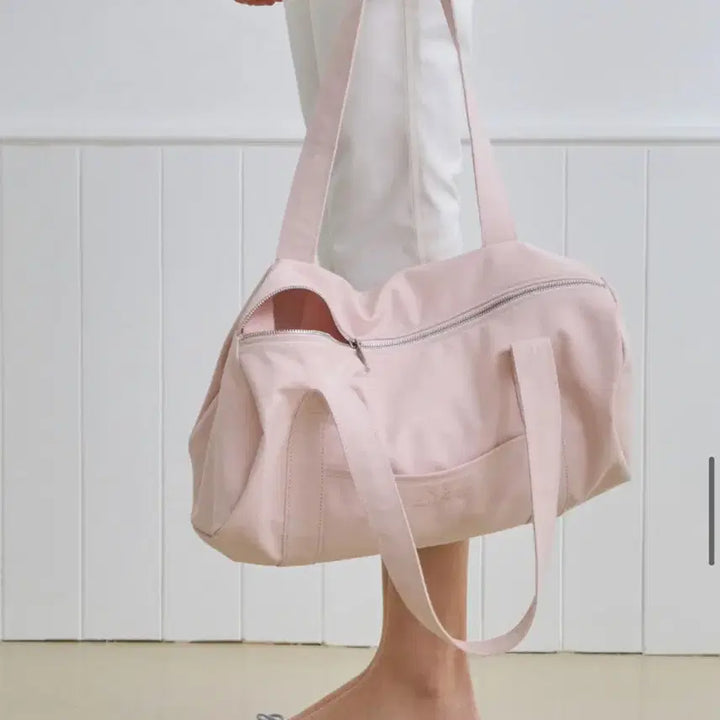 [BUNJANG] Lebein Venice Cotton Shoulder Bag Pink / 르베인 베니스 코튼 핑크 가방 새상품 품절