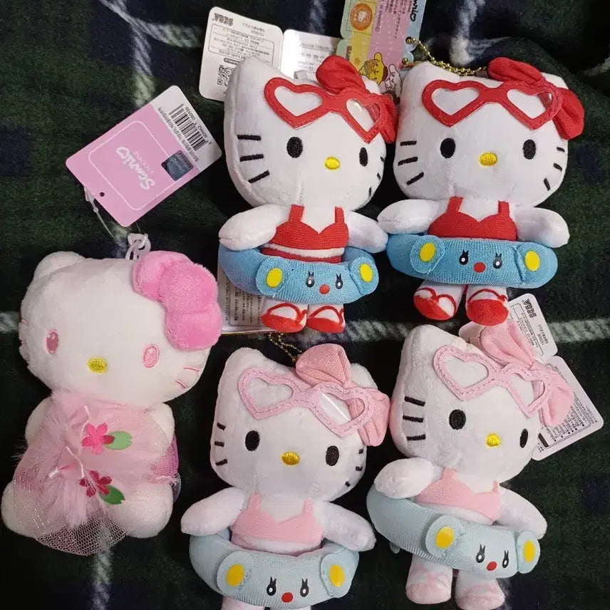 [BUNJANG] Sanrio Hello Kitty Plush Keychain Collection / 새상품 산리오 헬로키티 인형 키링 모음