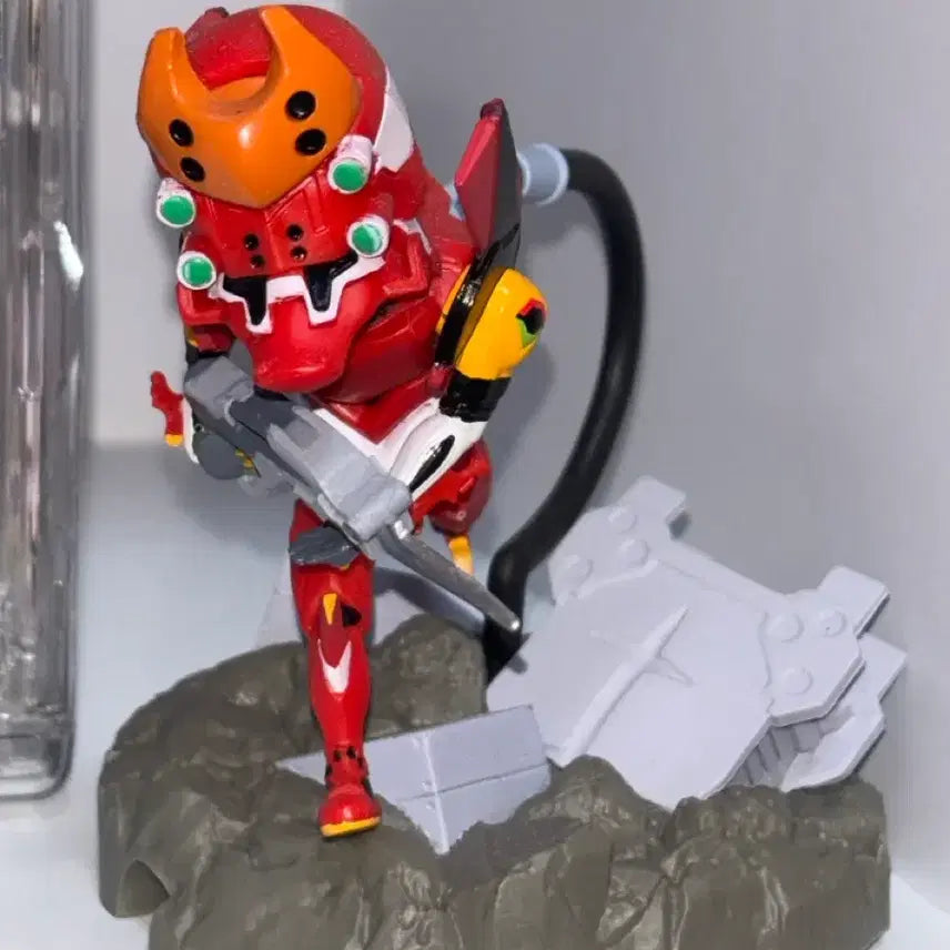 [BUNJANG] Evangelion Unit-02 Desktop Model / 에반게리온 데스크탑 2호기