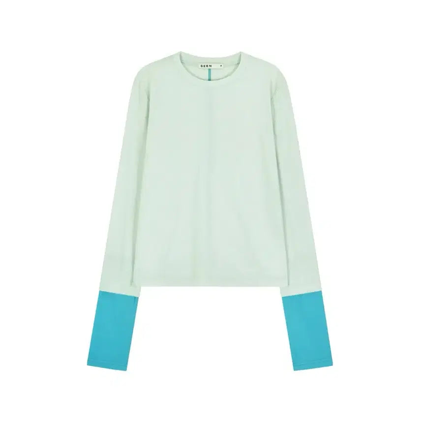[BUNJANG] Seen Double Sleeve Long T-Shirt / Seen 더블 슬리브 롱티셔츠