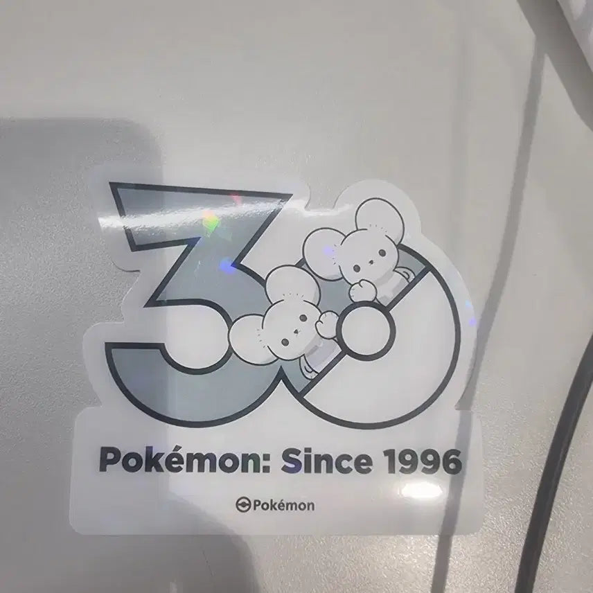 [BUNJANG] Pokemon 30th Anniversary Logo Sticker Set - Furret/Sentret / 포켓몬 30주년 로고스티커 두리쥐/파밀리쥐 세트 파라요