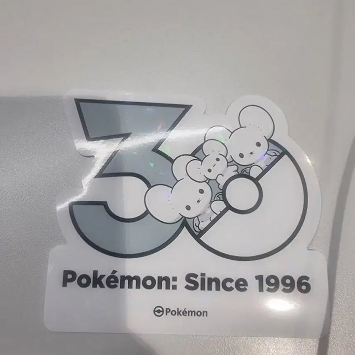 [BUNJANG] Pokemon 30th Anniversary Logo Sticker Set - Furret/Sentret / 포켓몬 30주년 로고스티커 두리쥐/파밀리쥐 세트 파라요