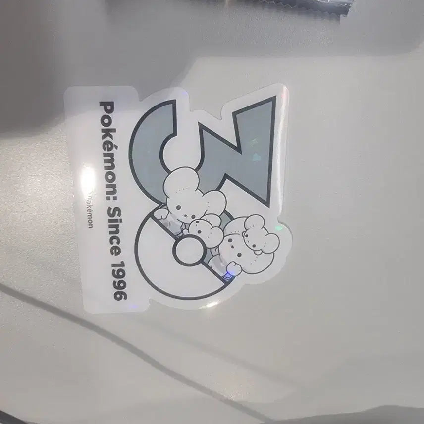 [BUNJANG] Pokemon 30th Anniversary Logo Sticker Set - Furret/Sentret / 포켓몬 30주년 로고스티커 두리쥐/파밀리쥐 세트 파라요