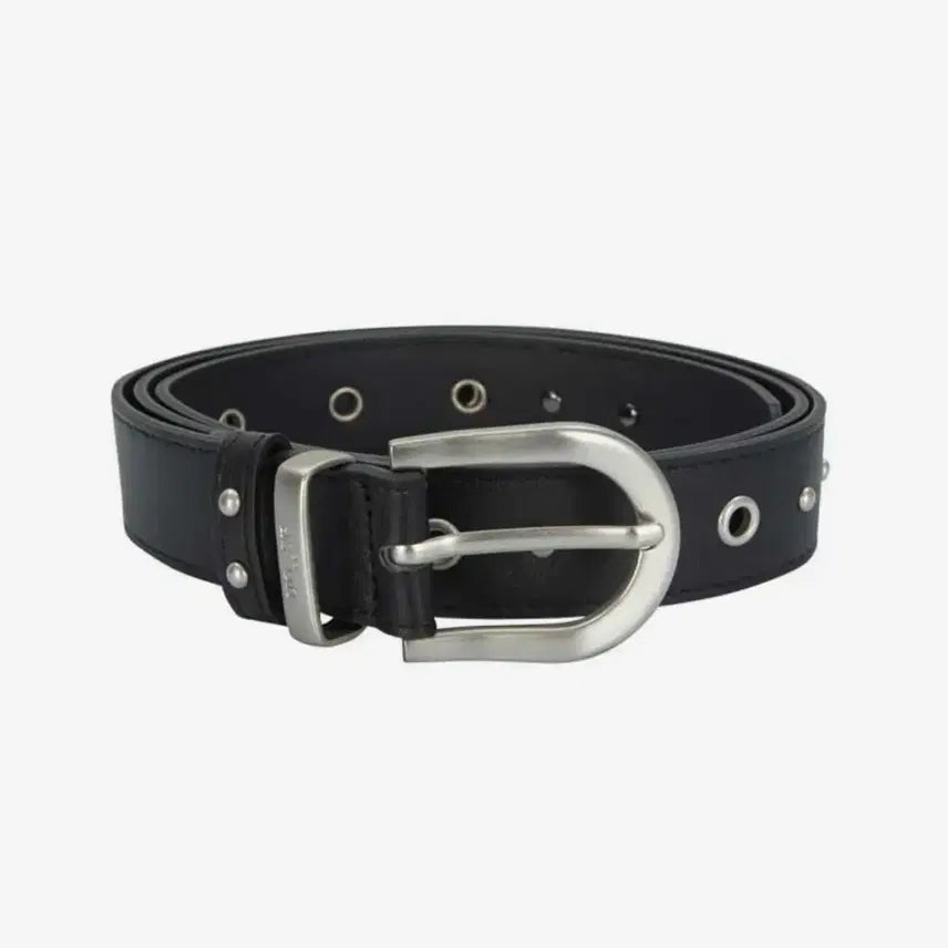 [BUNJANG] Az on Eyelet Belt Black / 애즈온 아일렛 벨트 블랙