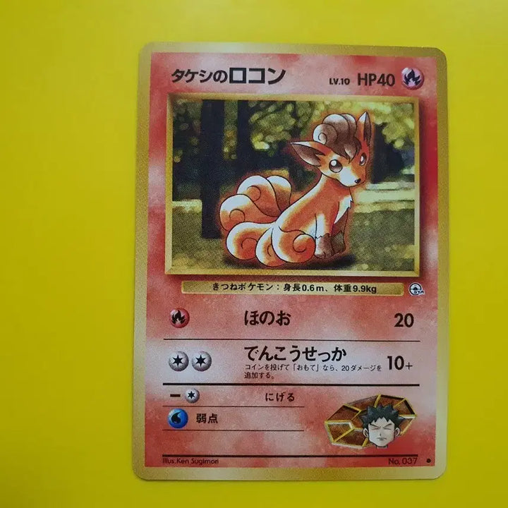 [BUNJANG] 1996 Pokemon Card Vulpix Red Rare First Edition Japanese / 판매완료 1996 적농 식스테일 ss급 초판 일판 일본판