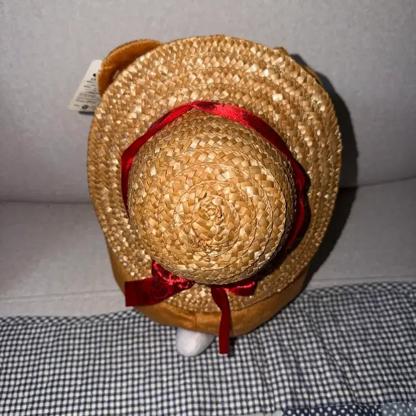 [BUNJANG] Classic Hamster Club Plush Summer Hat Doll / 일본 고전 햄스터클럽 인형 부채 여름 모자