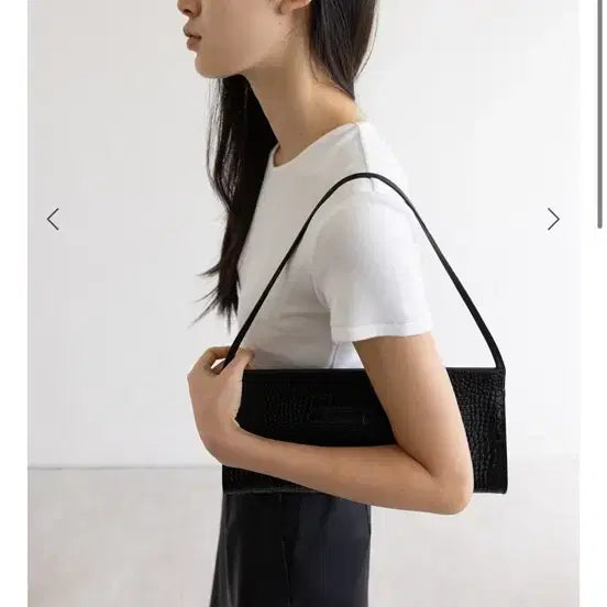 [BUNJANG] Ehre Wide Croco Bag / (마지막가격내림)에레 ehre WIDE CROCO BAG