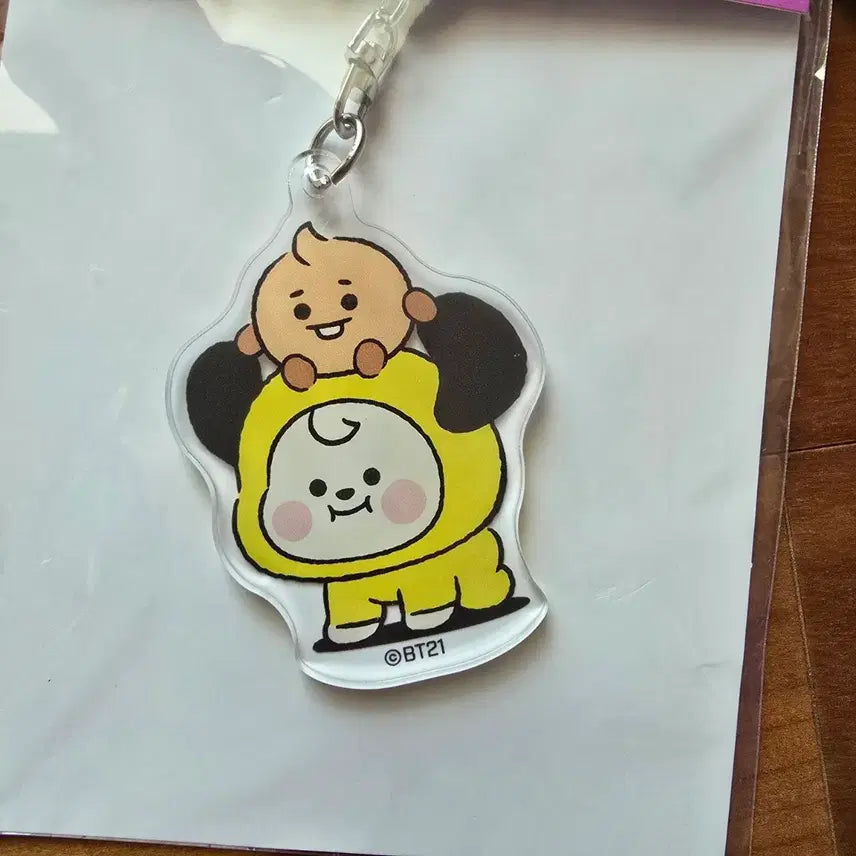 [BUNJANG] BT21 Chimmy Acrylic Keyring / (새상품) BT21  치미 아크릴 키링