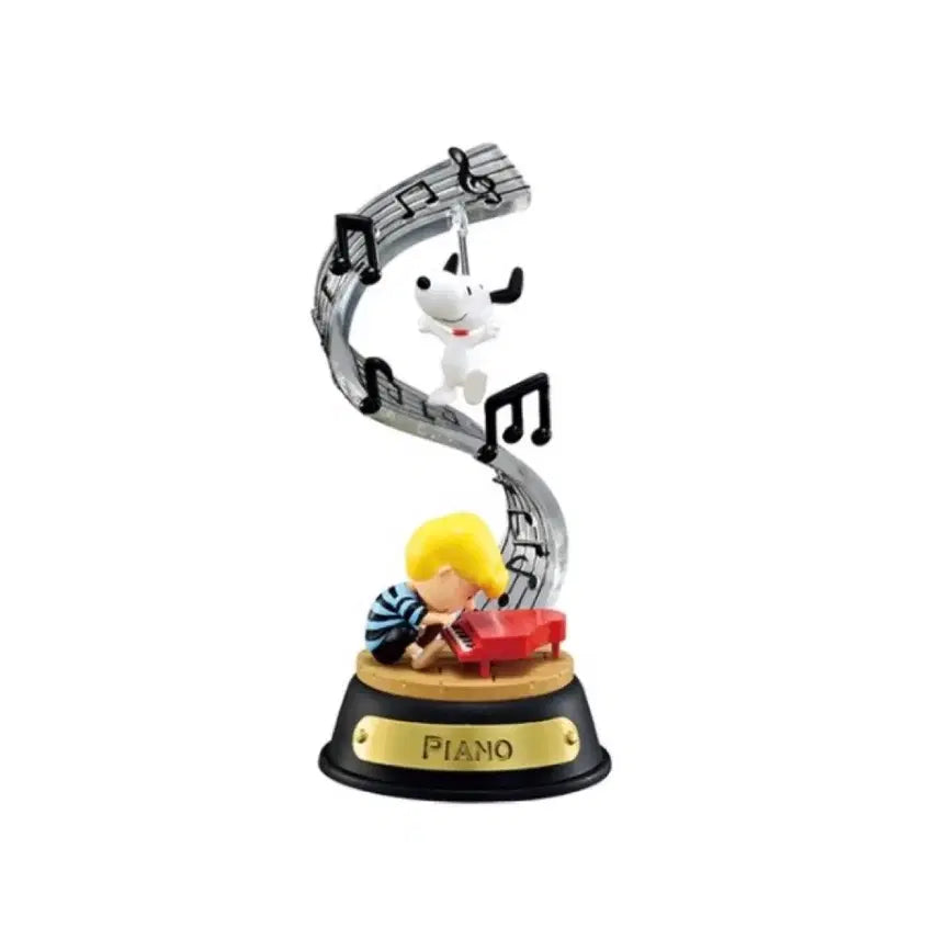 [BUNJANG] Re-Ment Snoopy Peanut Swing Ornament Figure Piano / 리멘트 스누피 피너츠 스윙 오너먼트 피규어 미니어쳐 4번 피아노