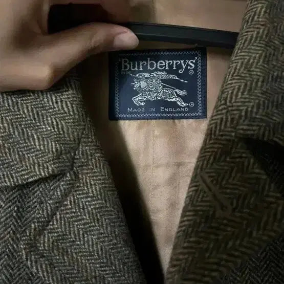 [BUNJANG] Burberry Herringbone Coat / 버버리 헤링본코트