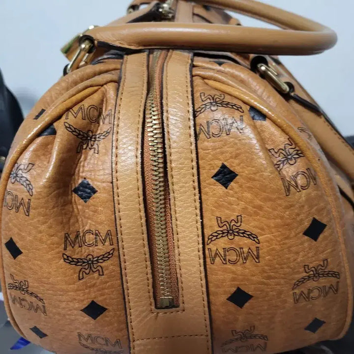 [BUNJANG] MCM Boston Bag Brown Tote Bag / MCM 보스턴백 브라운 토트백 가방