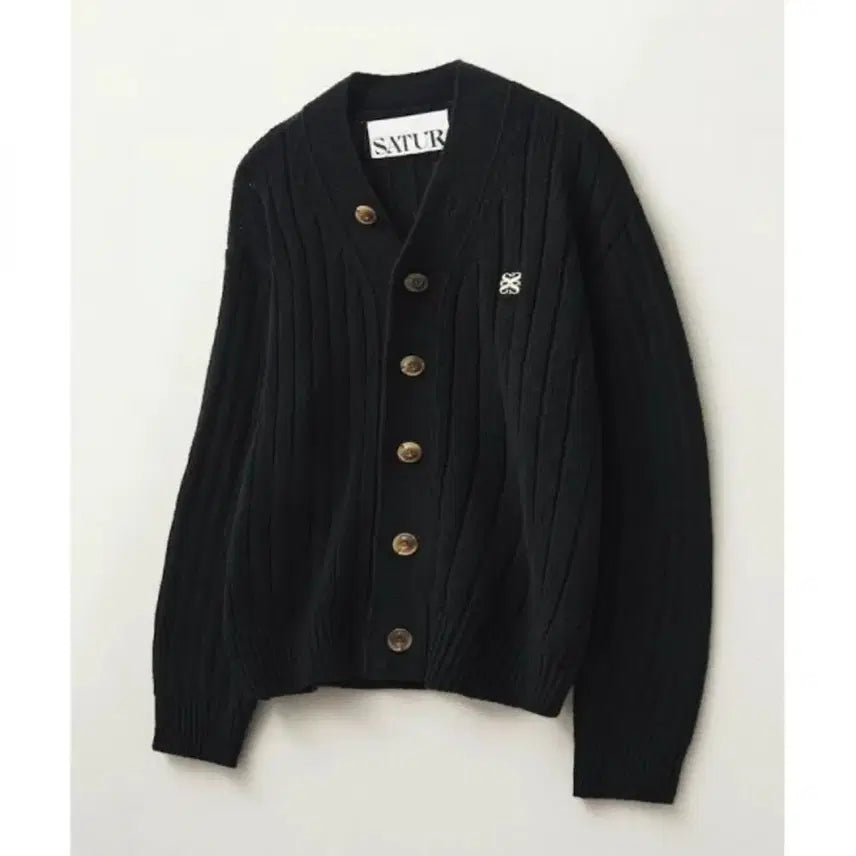 [BUNJANG] Sette Paro Oversized Bouclé Cardigan Black L / 세터 파로 오버사이즈 부클 가디건 블랙 L사이즈팔아요