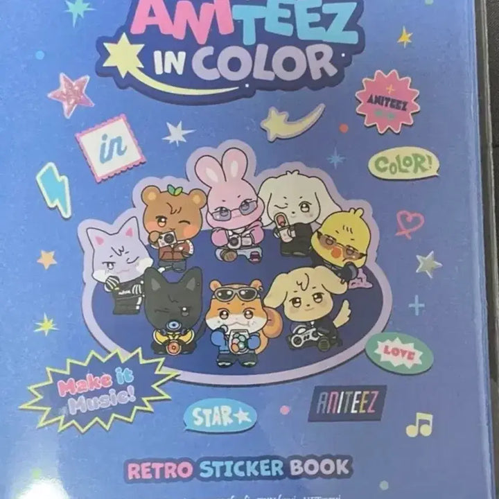 [BUNJANG] Ateez Retro Sticker Book / (포카x) 애니티즈 에이티즈 레트로 스티커북 양도