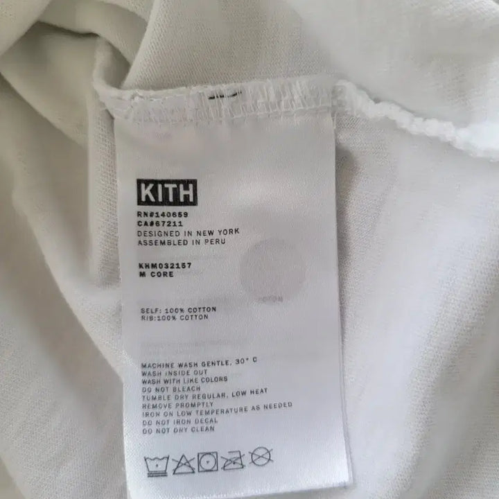 [BUNJANG] Kith White Cotton T-Shirt Size M / KITH 티셔츠