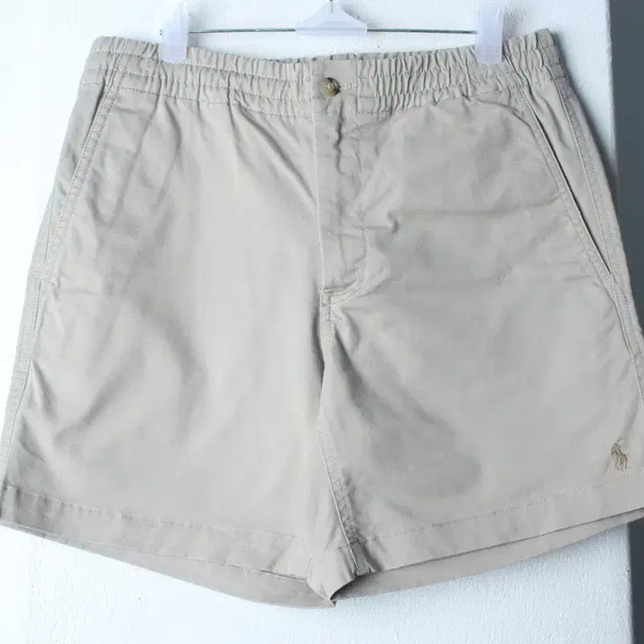 [BUNJANG] Polo Ralph Lauren Twill Shorts Beige Pony / (XS-S) 폴로 랄프로렌 반바지 팬츠 밴딩 베이지 포니-2637