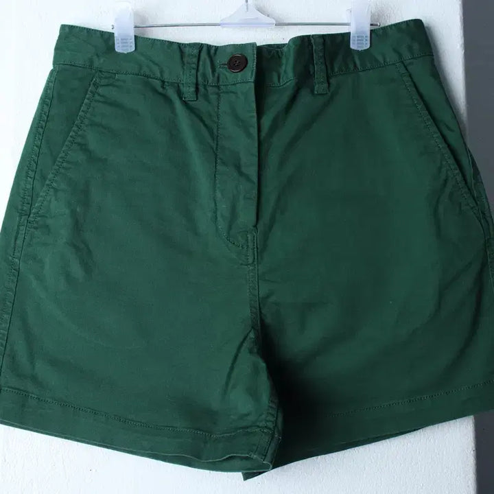 [BUNJANG] ARKET Green Cotton Shorts / W(L) 아르켓 반바지 팬츠 그린 면 아메카지-2644