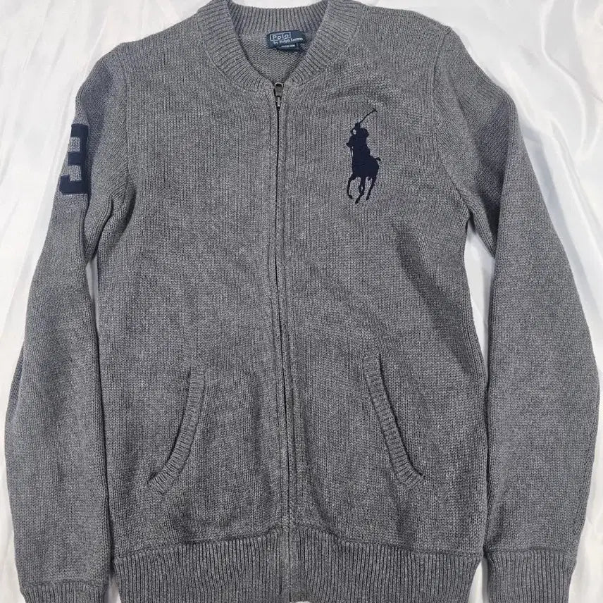 [BUNJANG] Polo Big Pony Knit Zip-Up / 폴로빅포니니트집업