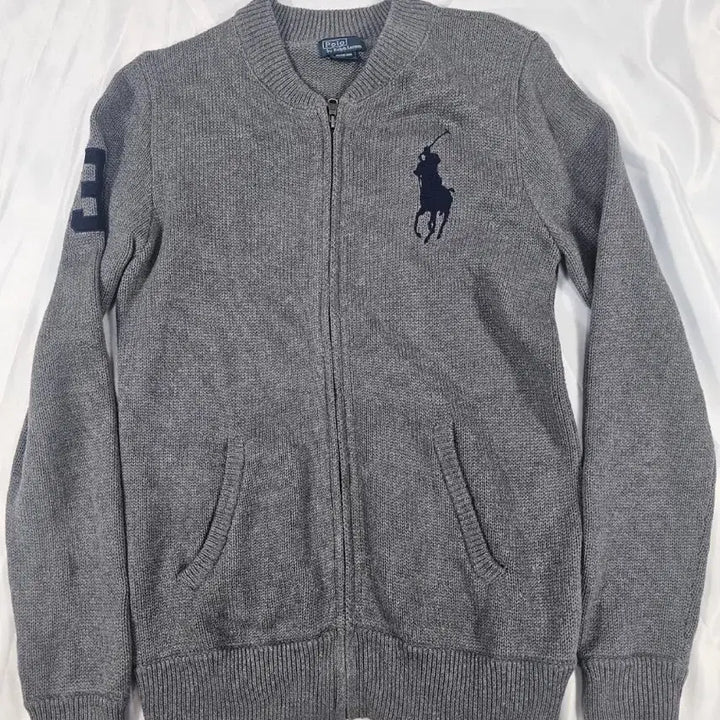 [BUNJANG] Polo Big Pony Knit Zip-Up / 폴로빅포니니트집업