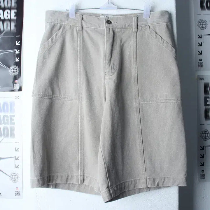 [BUNJANG] Beslow Bermuda Carpenter Shorts / (M-L) 비슬로우 반바지 팬츠 버뮤다 카펜더 아메카지-264B