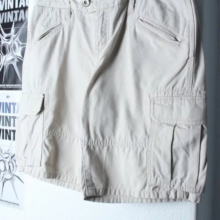 [BUNJANG] Tommy Hilfiger Cargo Shorts Beige / (L-XL) 타미힐피거 반바지 팬츠 카고 베이지 아메카지-264C