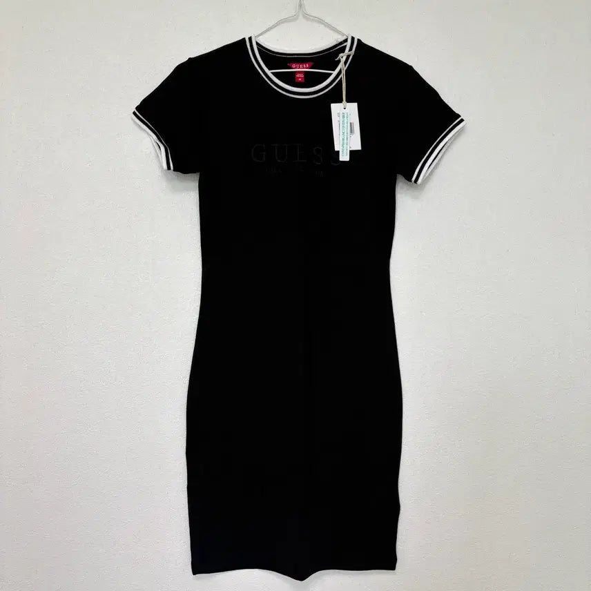 [BUNJANG] GUESS Black Teddy Dress M / [새상품] GUESS 게스 블랙 테디 원피스 M