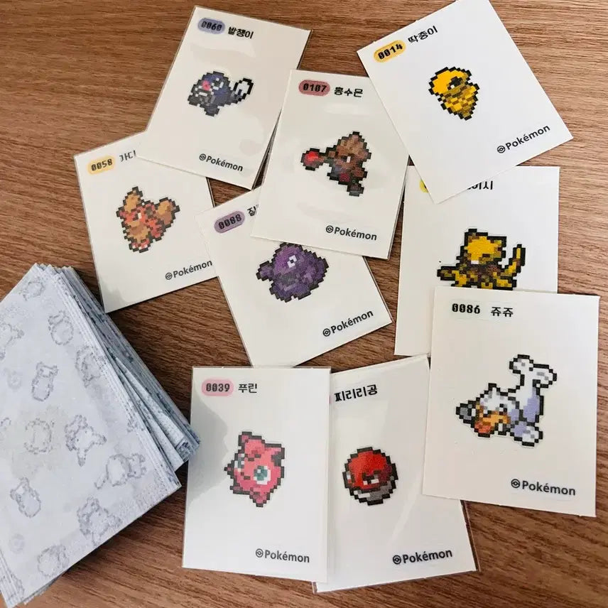 [BUNJANG] Pokemon 30th Anniversary Stickers / 포켓몬 30주년 띠부씰 구매 및 교환