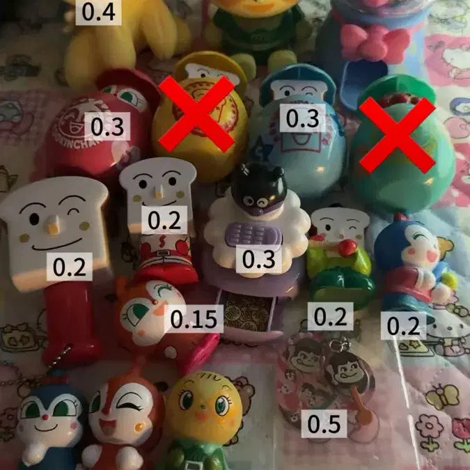 [BUNJANG] Anpanman Gacha Toys / 호빵맨 가챠 처분 판매