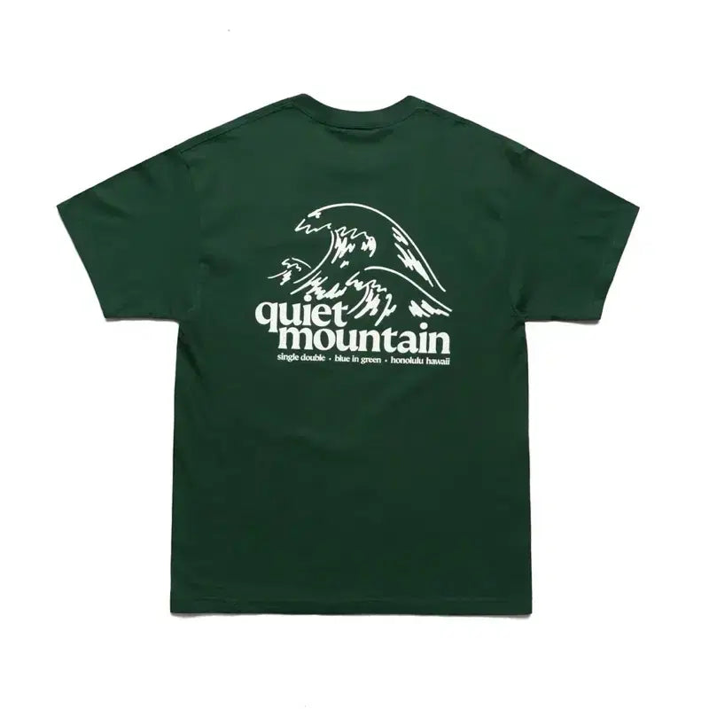 [BUNJANG] Creek x Quiet Mountain Cafe Hawaii Limited Edition T-Shirt Green 2XL / [2XL] 최종가격인하 Creek xQuiet Mountain 한정티셔츠