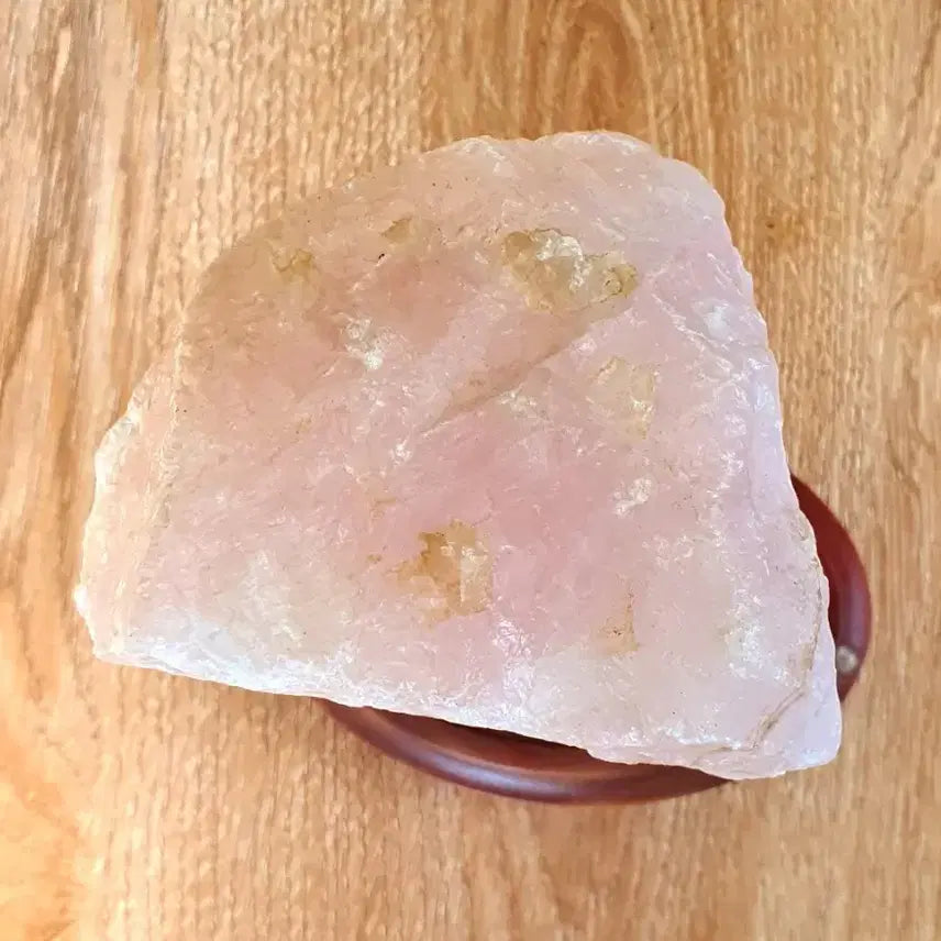 [BUNJANG] Rose Quartz Crystal with Stand / 수석- 장미 수정