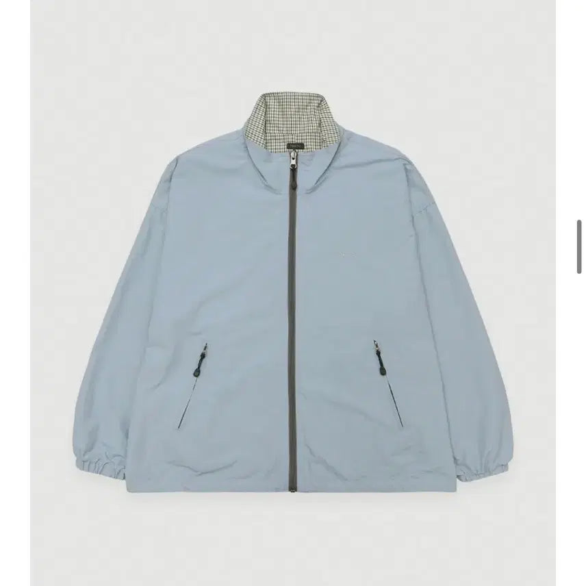 [BUNJANG] Poeto Solid Check Dual Jumper - Baby Blue / 포에토 solid check dual jumper - baby blue