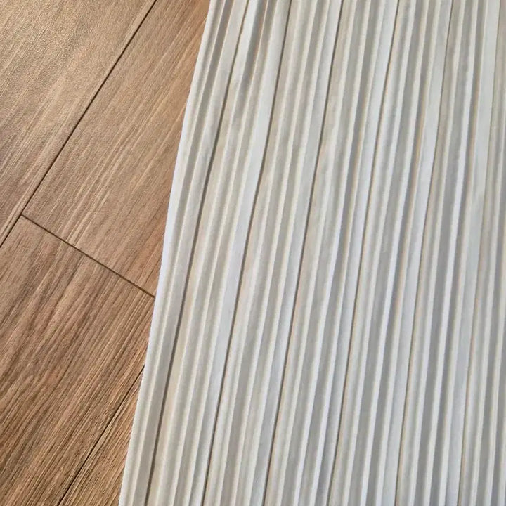 [BUNJANG] Ivory Pleated Wide-Leg Pants / 아이보리 플리츠 주름 바지 팬츠